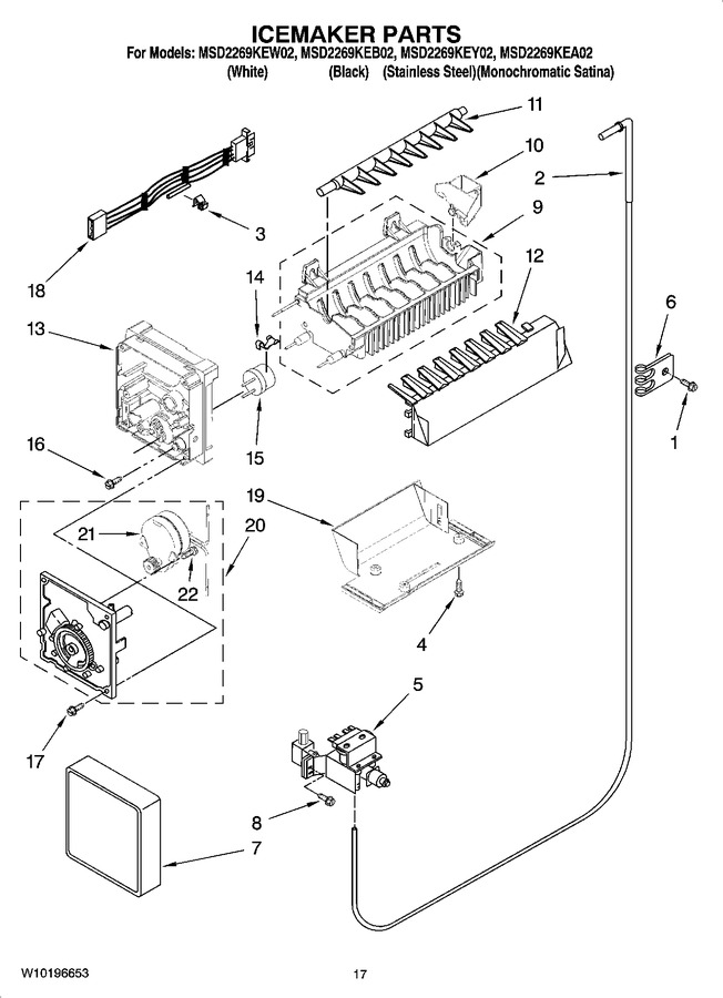 Diagram for MSD2269KEB02