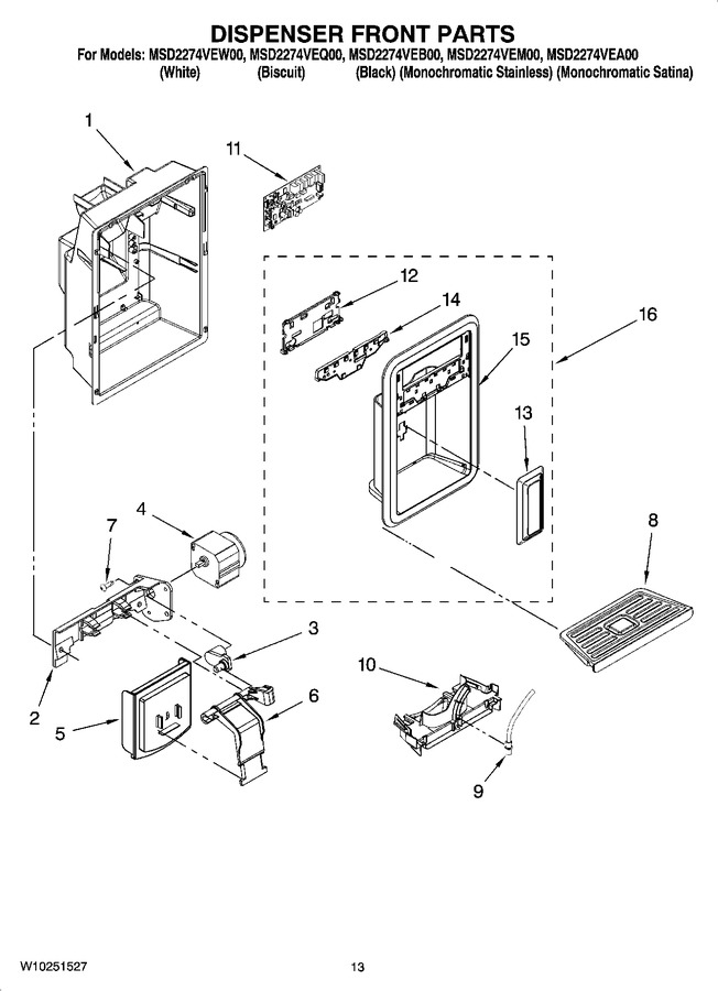 Diagram for MSD2274VEW00