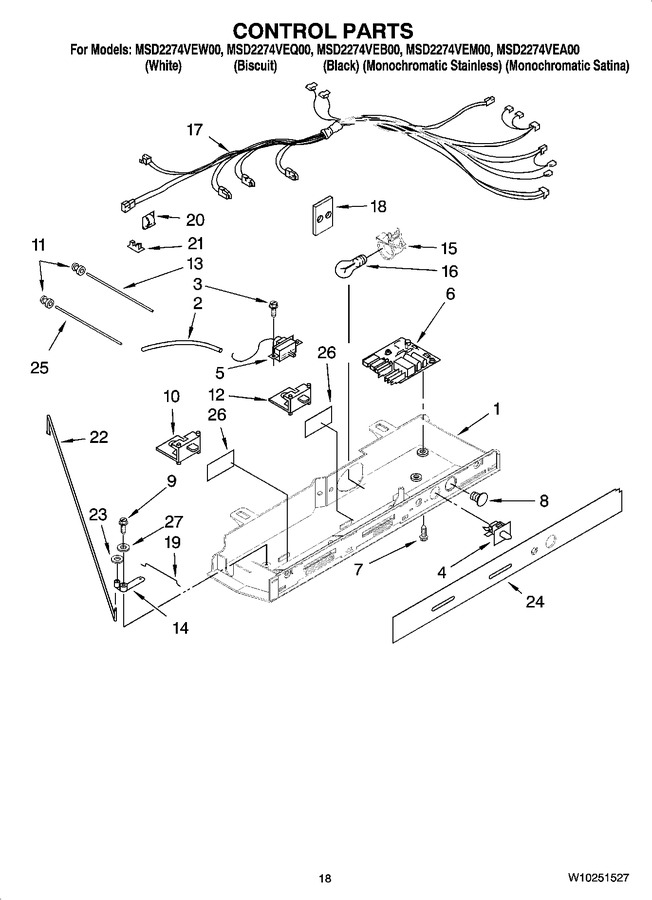 Diagram for MSD2274VEW00