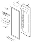 Diagram for 07 - Fresh Food Inner Door