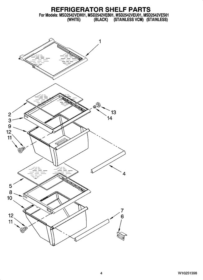 Diagram for MSD2542VES01