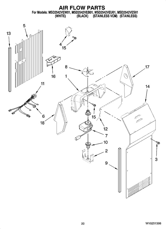 Diagram for MSD2542VES01