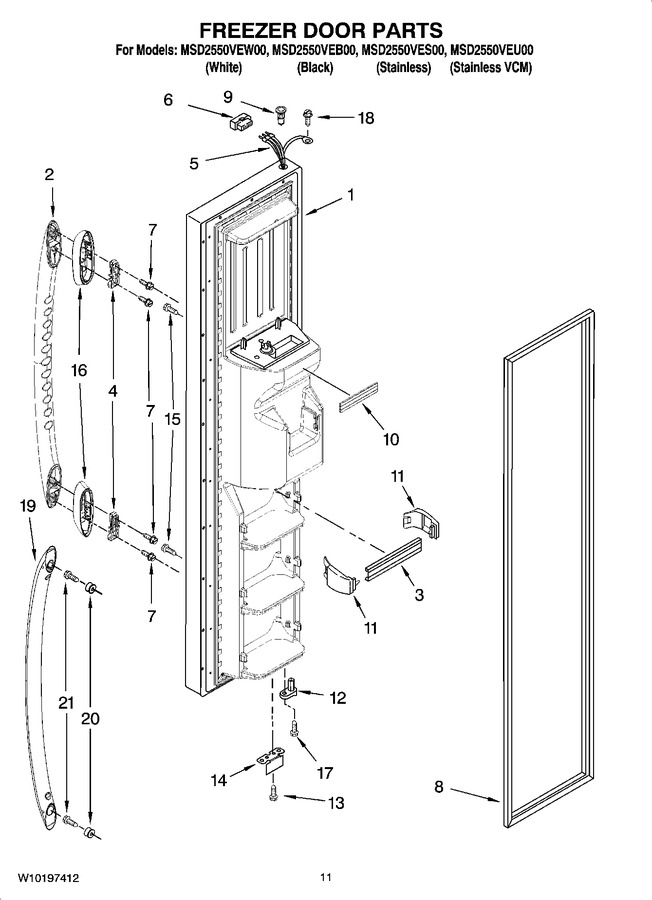 Diagram for MSD2550VEW00