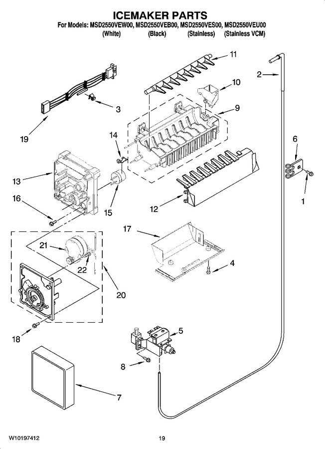 Diagram for MSD2550VES00