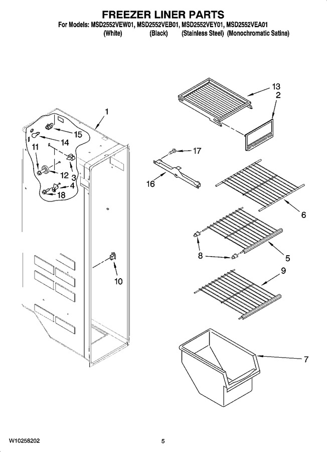 Diagram for MSD2552VEY01