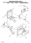 Diagram for 08 - Dispenser Front Parts