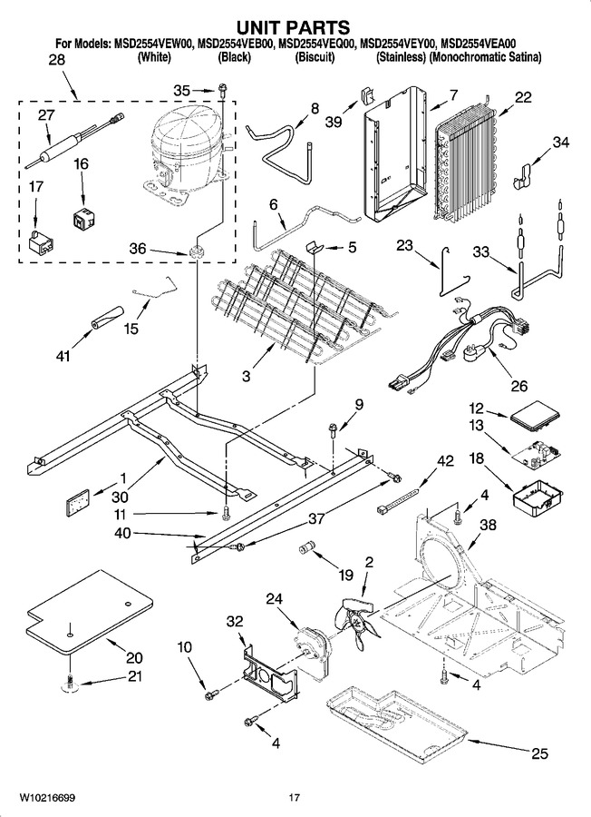 Diagram for MSD2554VEY00