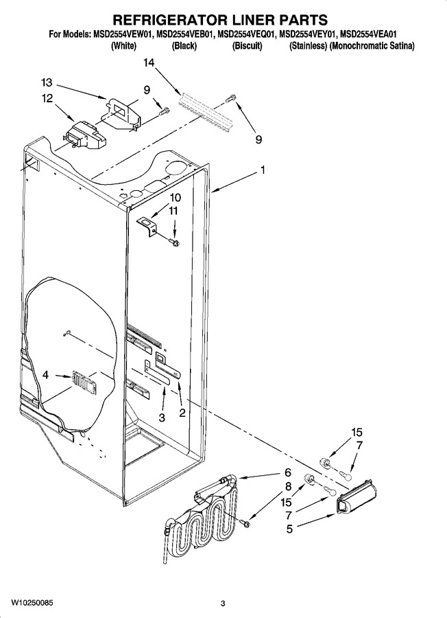 Diagram for MSD2554VEA01