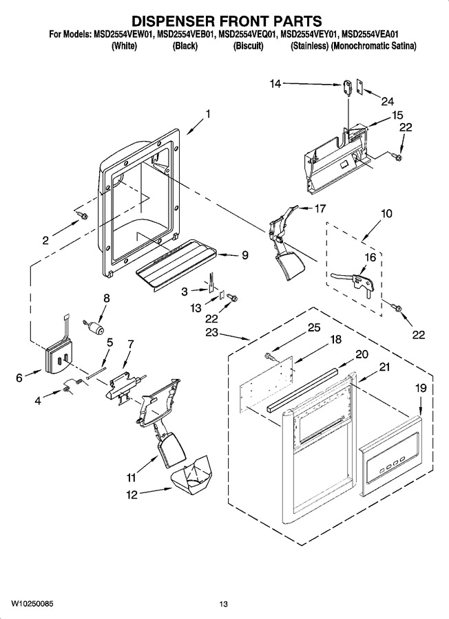 Diagram for MSD2554VEA01