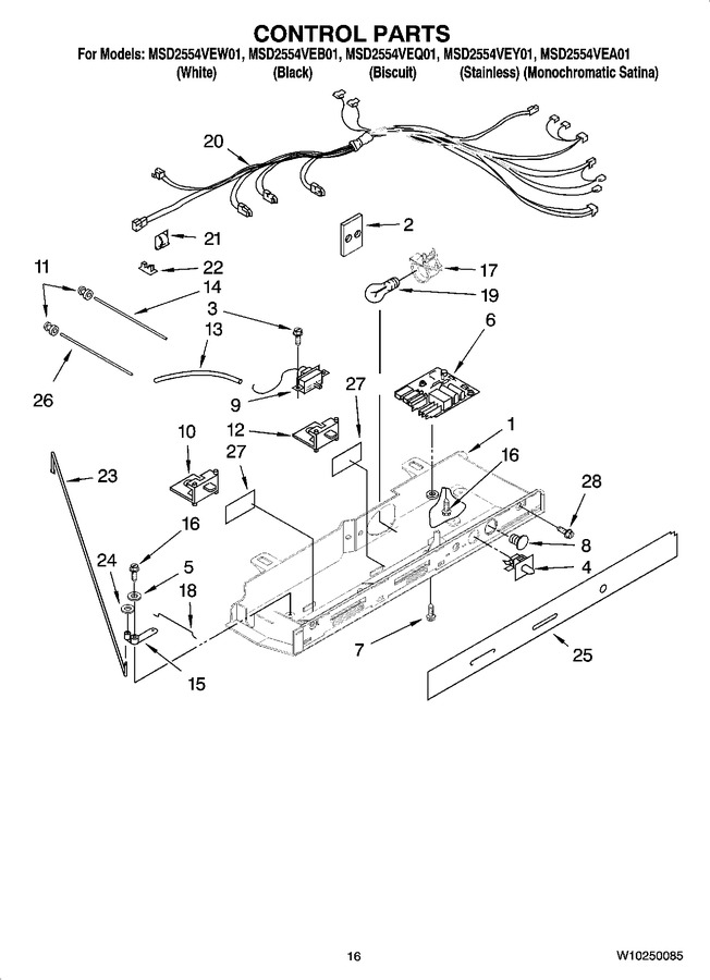 Diagram for MSD2554VEA01