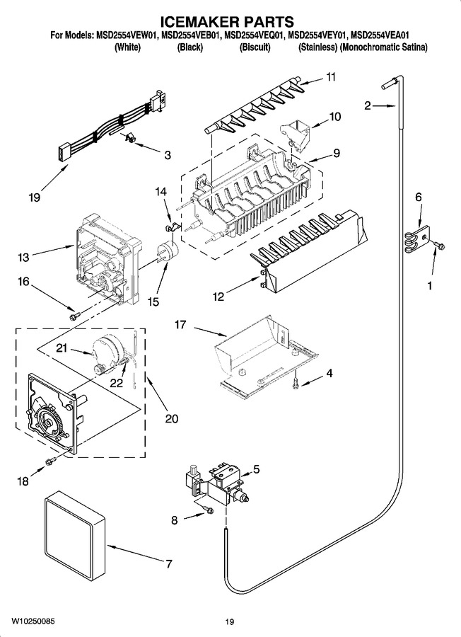 Diagram for MSD2554VEB01