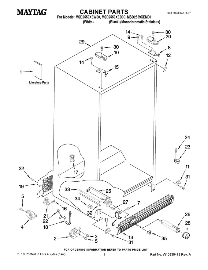 Diagram for MSD2559XEB00