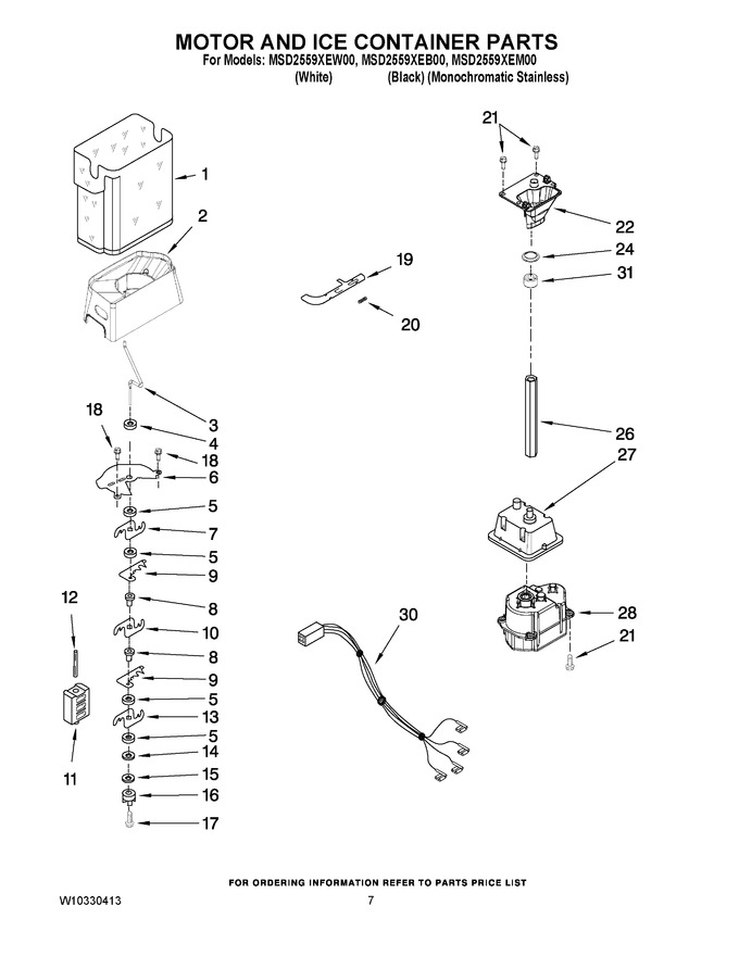 Diagram for MSD2559XEM00