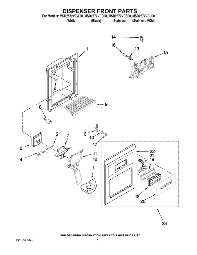 Diagram for MSD2572VEB00