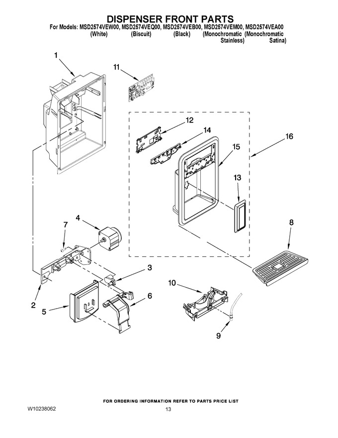 Diagram for MSD2574VEM00