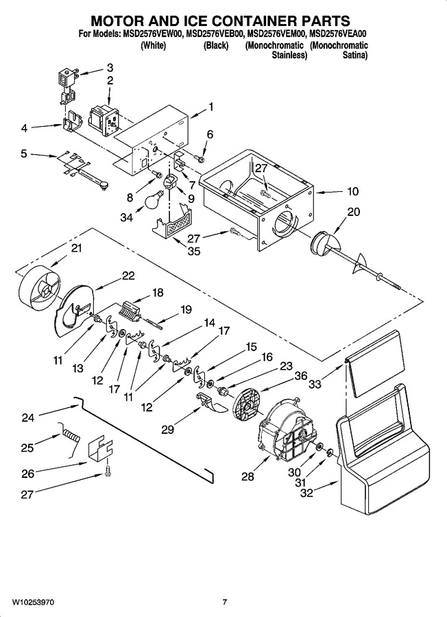 Diagram for MSD2576VEA00