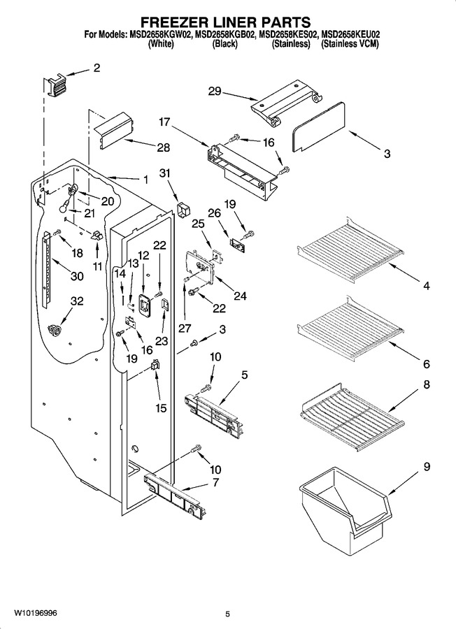 Diagram for MSD2658KGB02