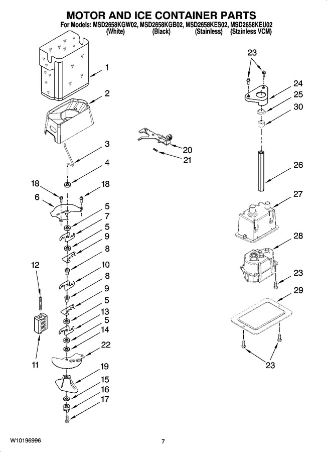 Diagram for MSD2658KGB02