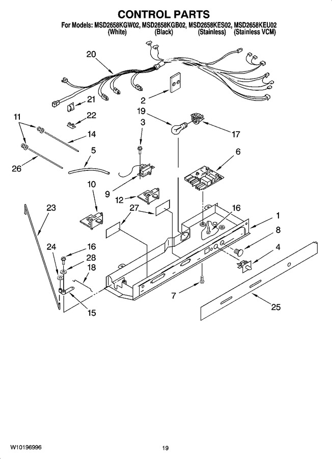 Diagram for MSD2658KGB02