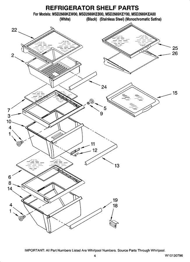 Diagram for MSD2669KEB00