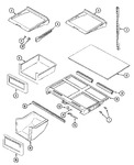 Diagram for 09 - Shelves & Accessories
