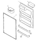 Diagram for 06 - Fresh Food Inner Door
