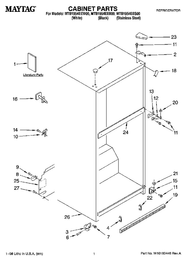 Diagram for MTB1954EES00