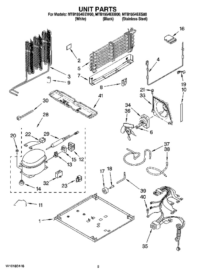 Diagram for MTB1954EEB00