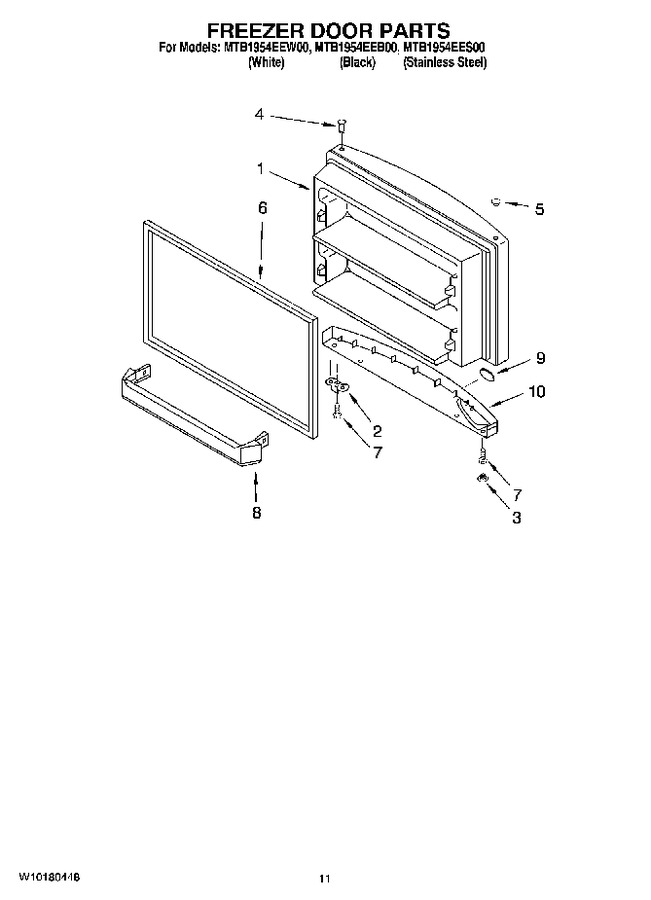Diagram for MTB1954EEW00