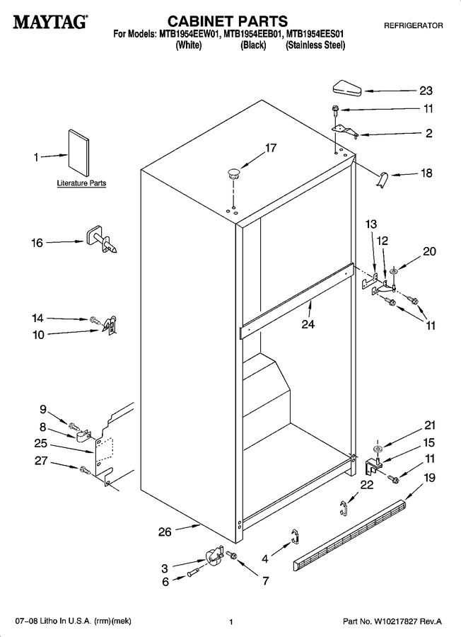 Diagram for MTB1954EEB01