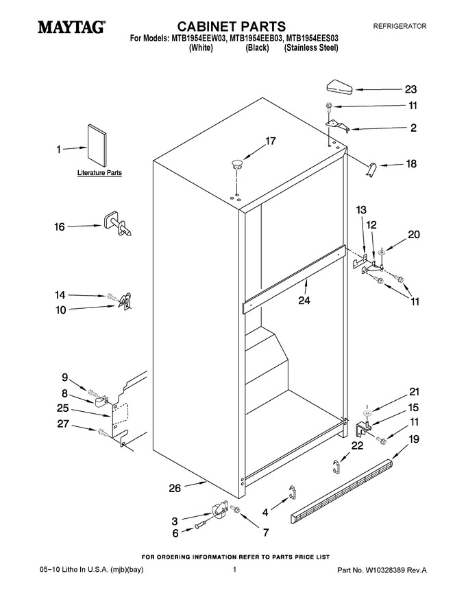 Diagram for MTB1954EEB03