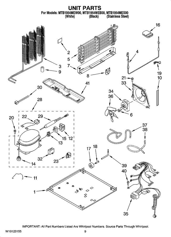 Diagram for MTB1954MEW00
