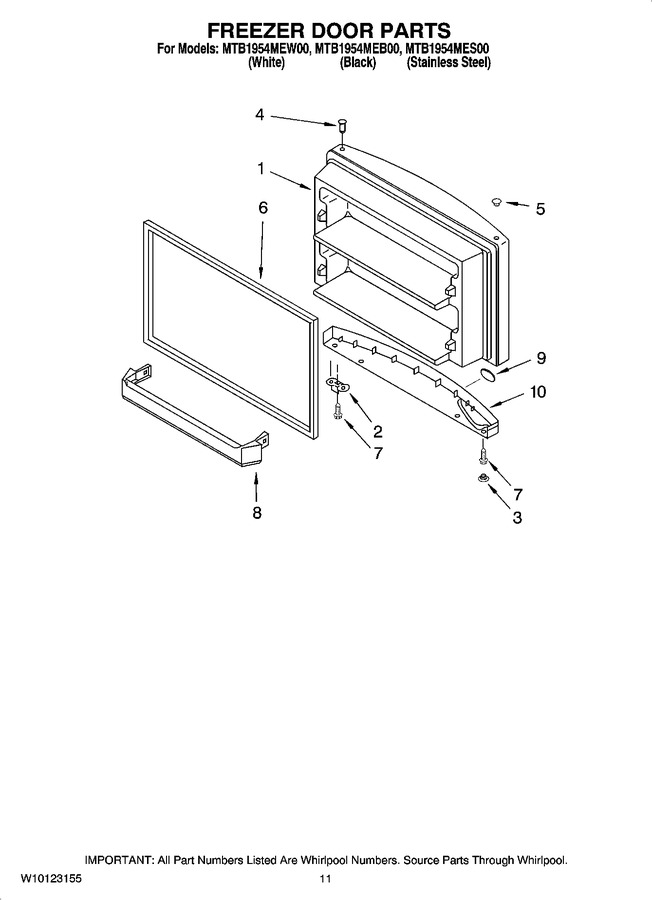 Diagram for MTB1954MEW00