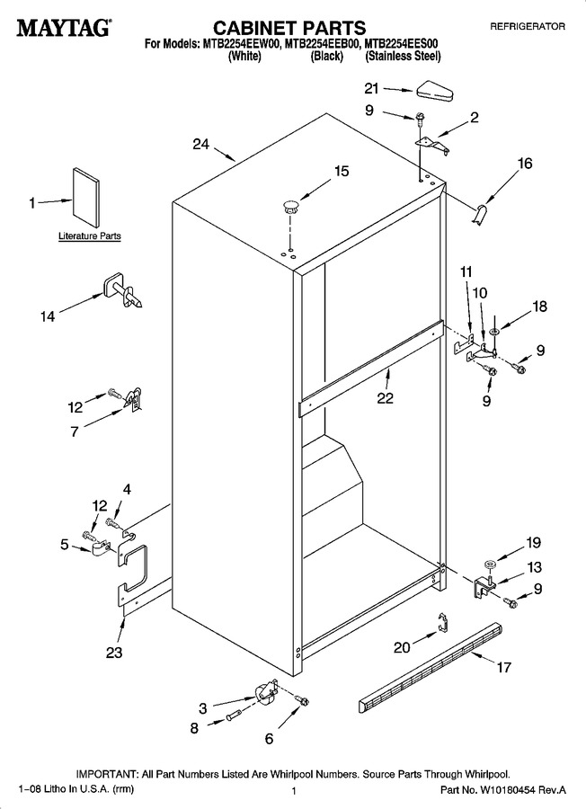 Diagram for MTB2254EES00