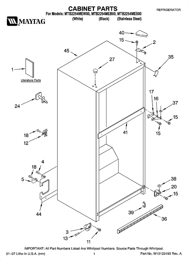 Diagram for MTB2254MEB00