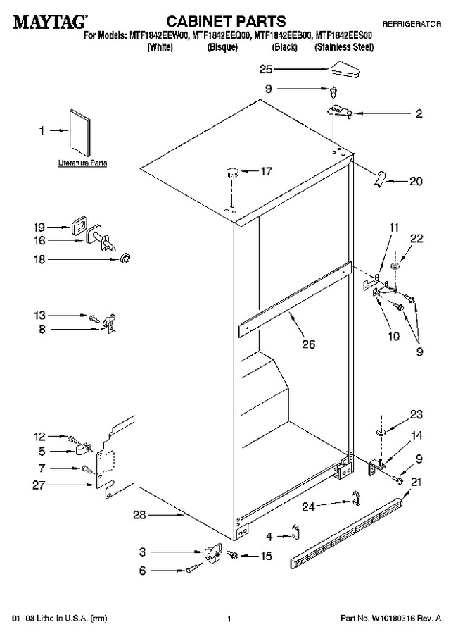 Diagram for MTF1842EEB00