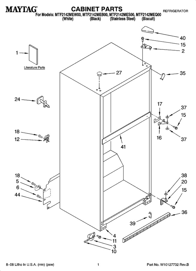 Diagram for MTF2142MEW00