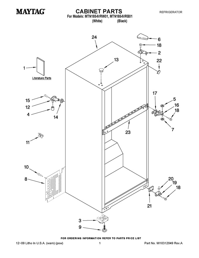 Diagram for MTN1854VRW01
