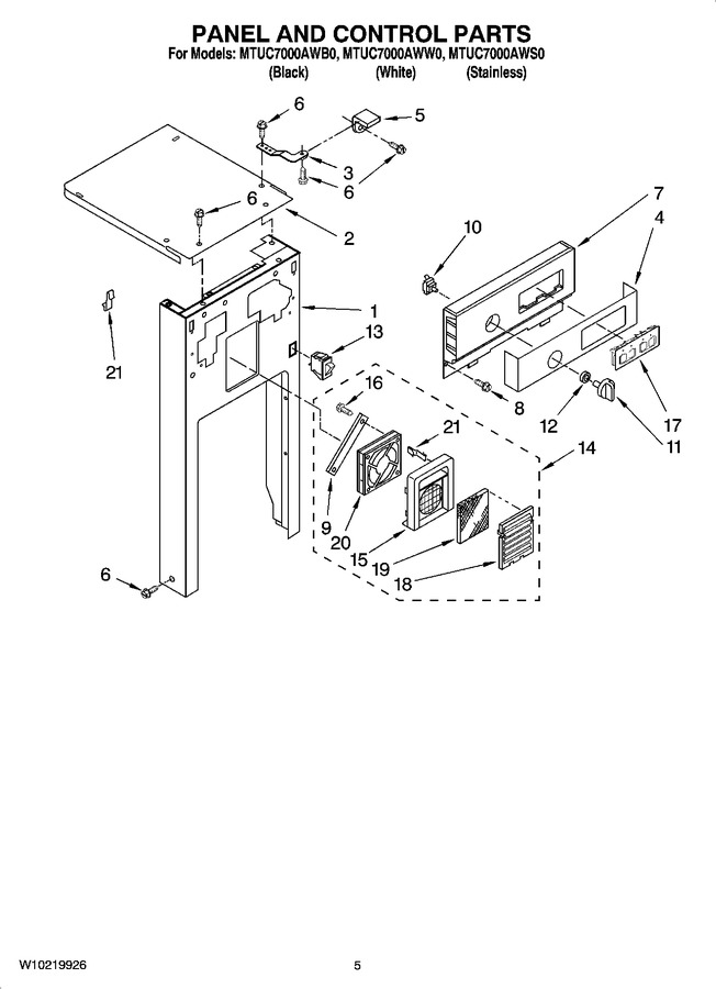 Diagram for MTUC7000AWS0