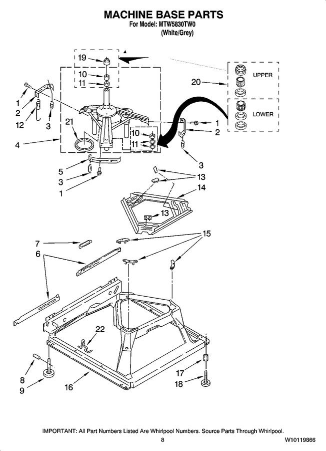 Diagram for MTW5830TW0
