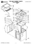 Diagram for 01 - Top And Cabinet Parts