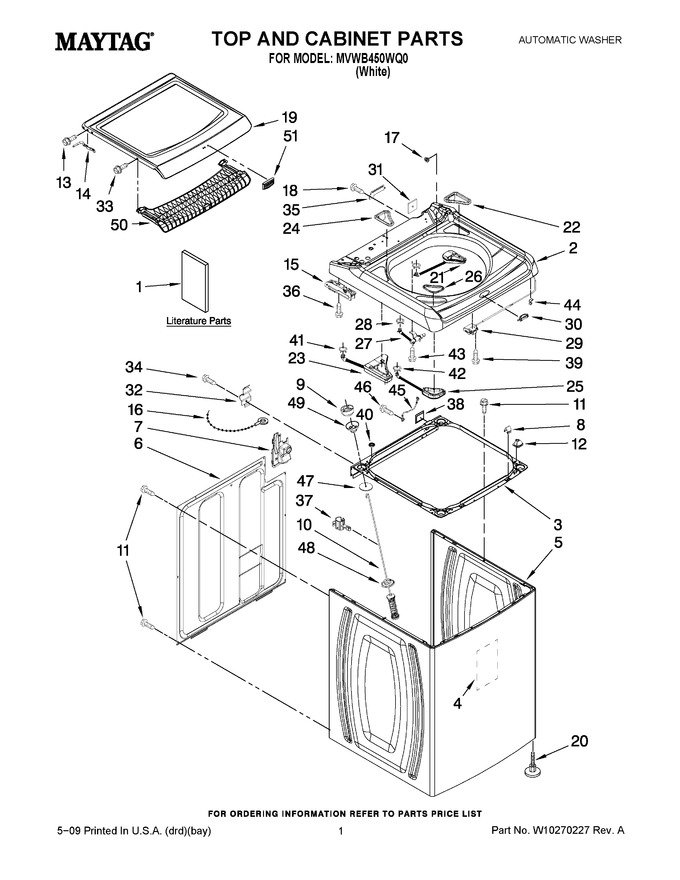 Diagram for MVWB450WQ0