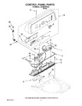 Diagram for 02 - Control Panel Parts