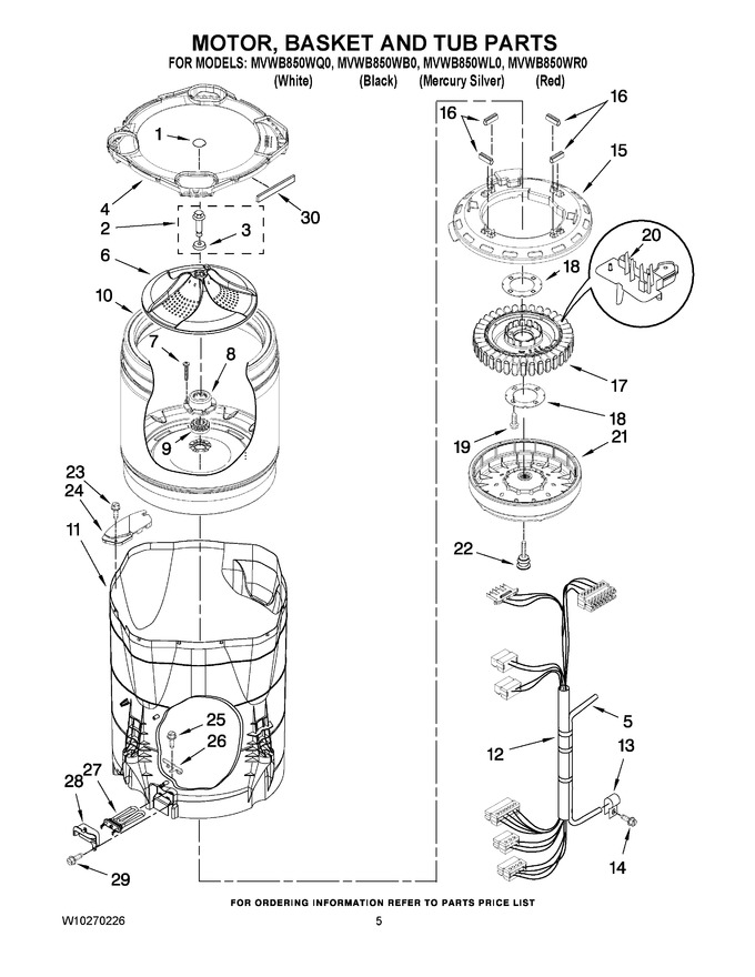 Diagram for MVWB850WL0