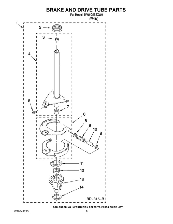 Diagram for MVWC5ESXW0