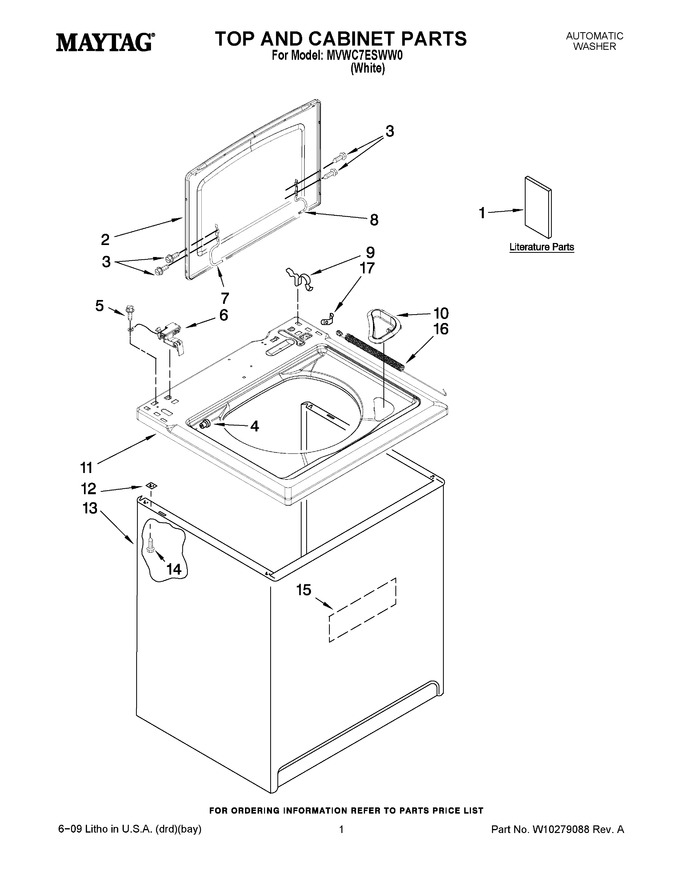 Diagram for MVWC7ESWW0