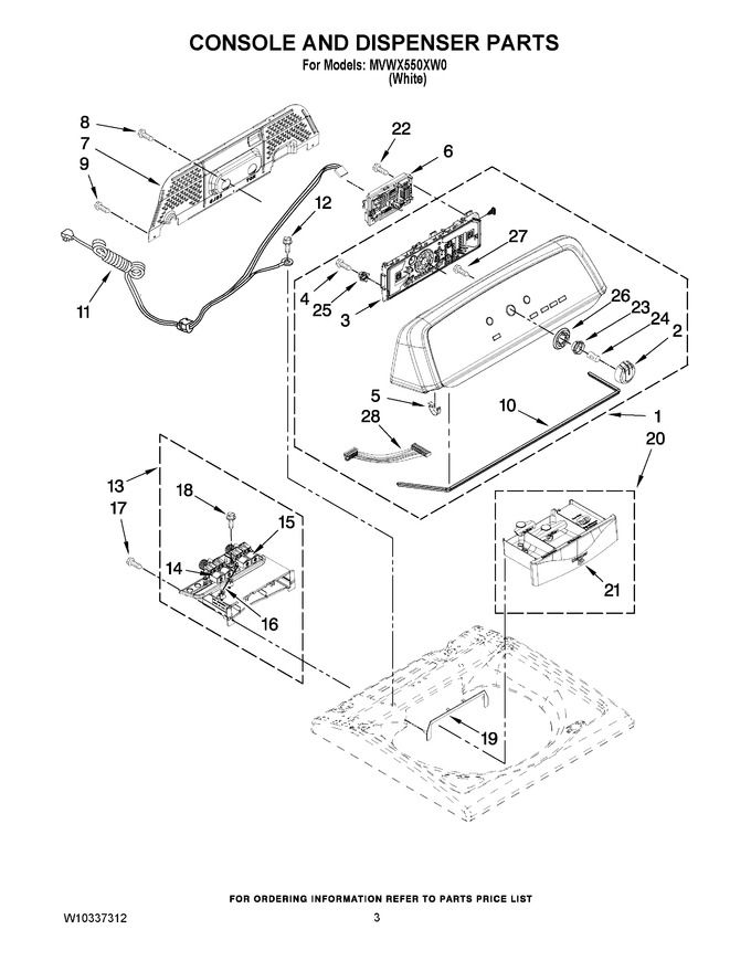 Diagram for MVWX550XW0