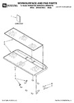 Diagram for 01 - Worksurface And Pad Parts