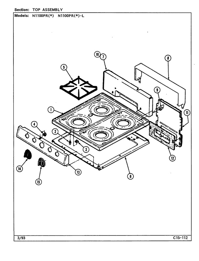 Diagram for N1100PRA