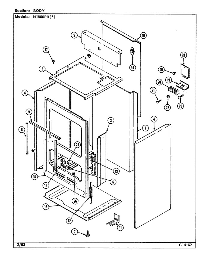 Diagram for N1500PRW